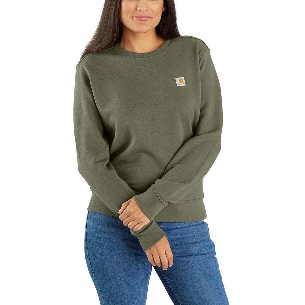 Carhartt Women's Tencel Crew Sweatshirt Green Small NWT NEW $60 MSRP